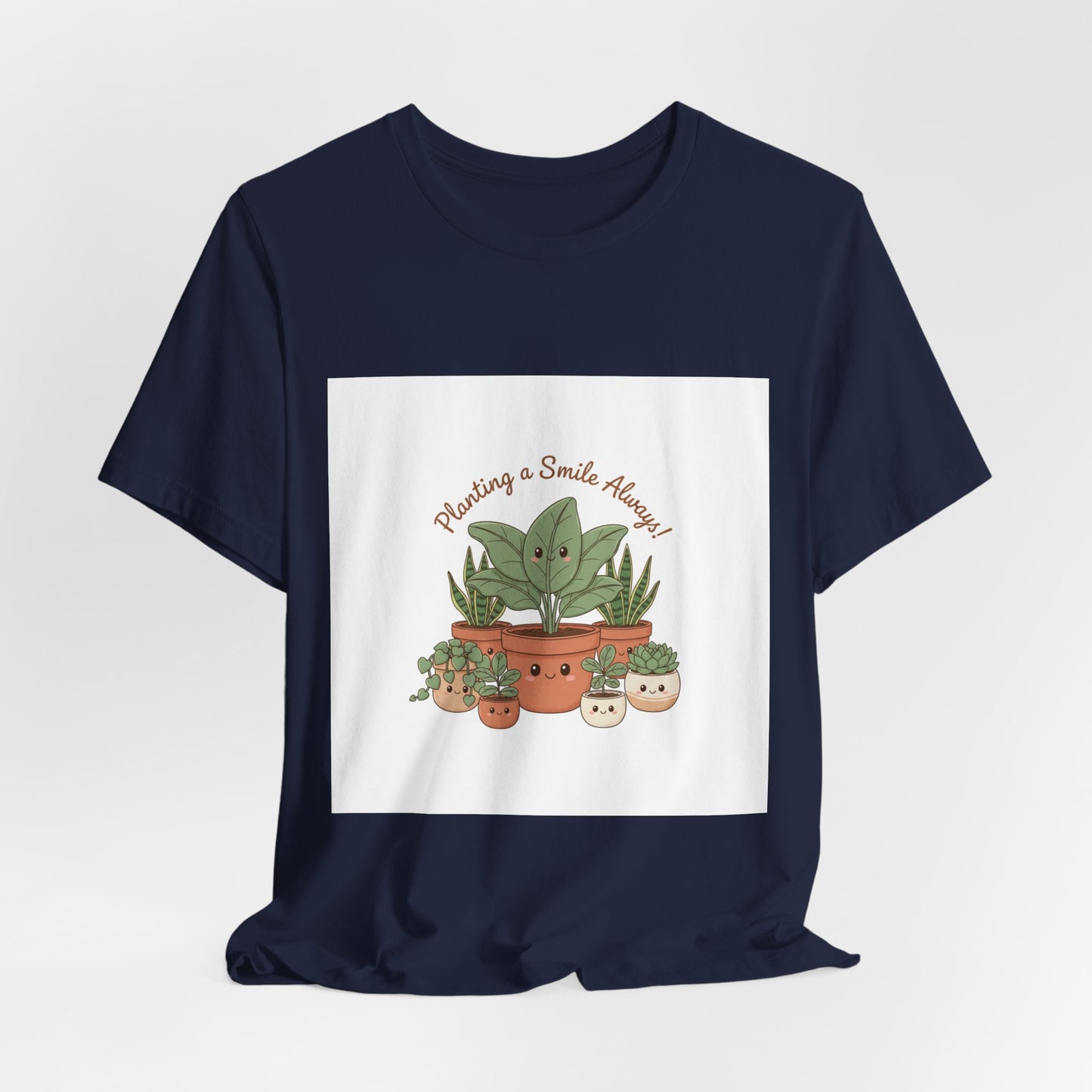 Planting a Smile Tee | plant parent humor, succulent pun