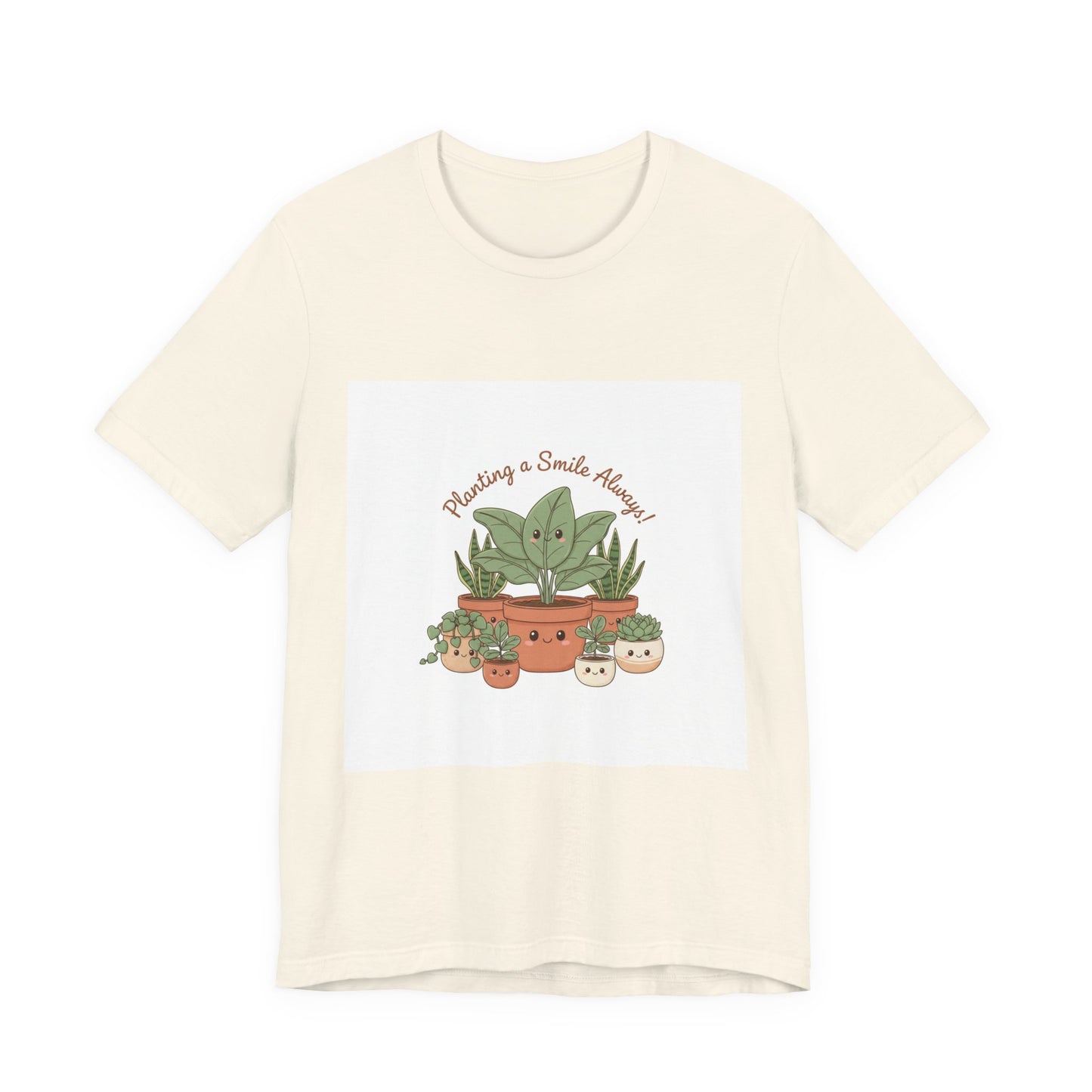 Planting a Smile Tee | plant parent humor, succulent pun