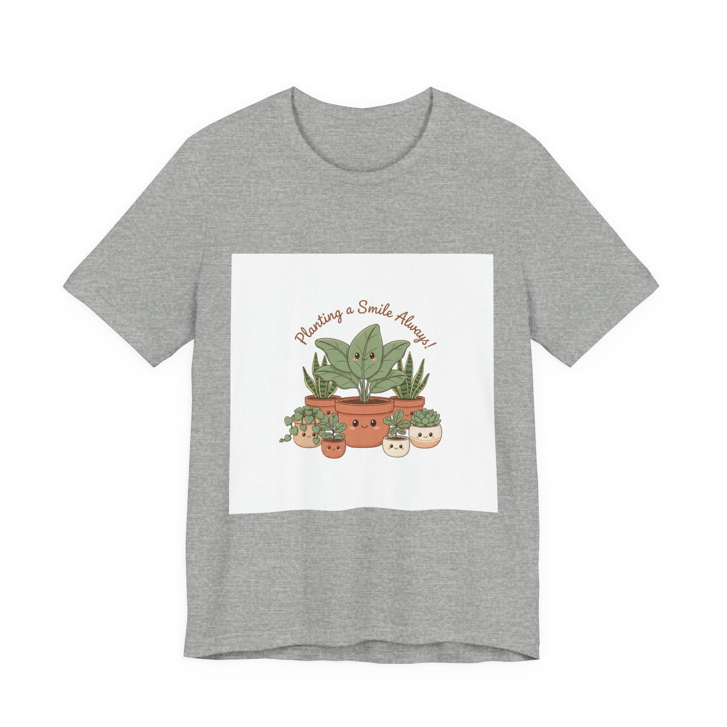 Planting a Smile Tee | plant parent humor, succulent pun