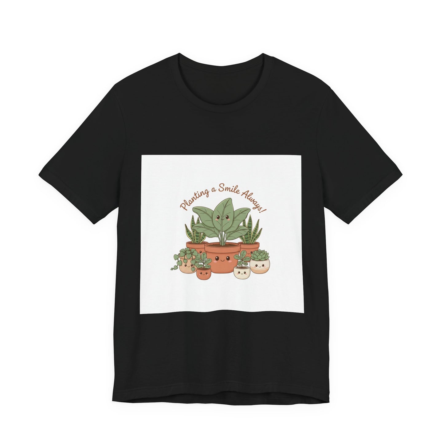 Planting a Smile Tee | plant parent humor, succulent pun