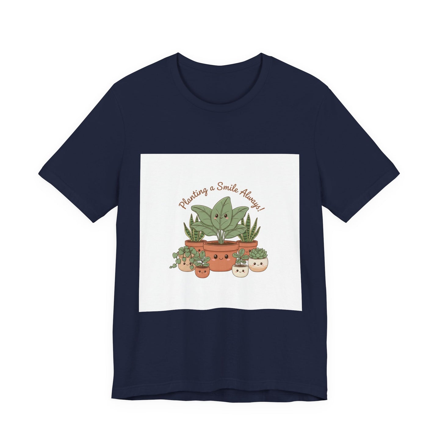 Planting a Smile Tee | plant parent humor, succulent pun