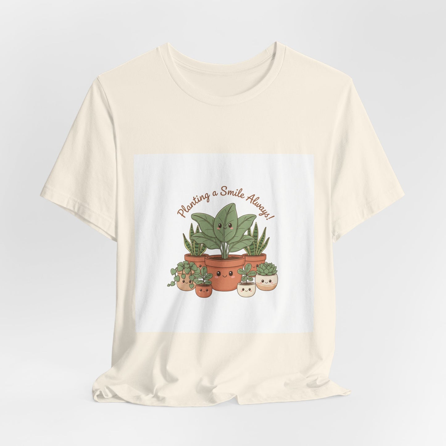 Planting a Smile Tee | plant parent humor, succulent pun