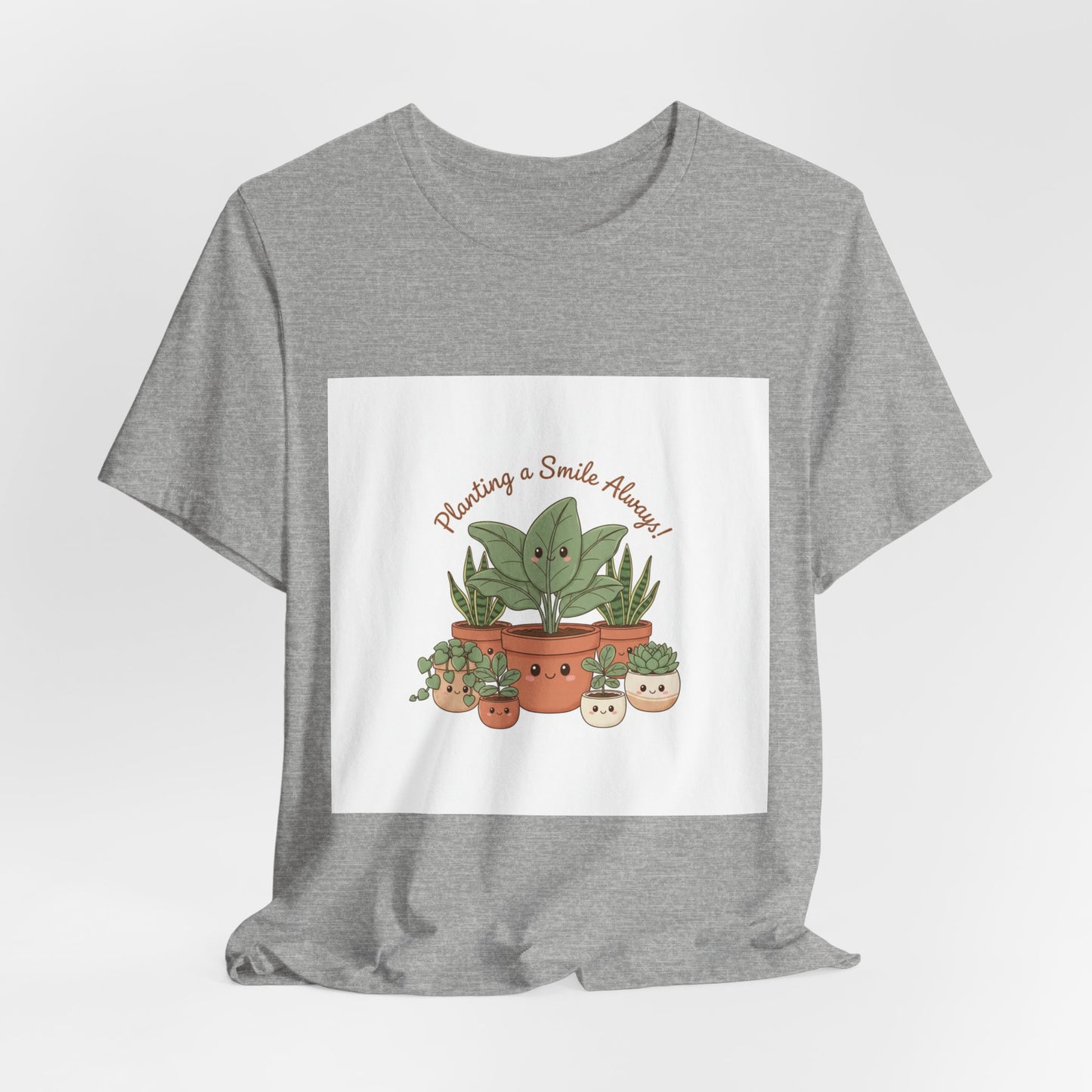 Planting a Smile Tee | plant parent humor, succulent pun
