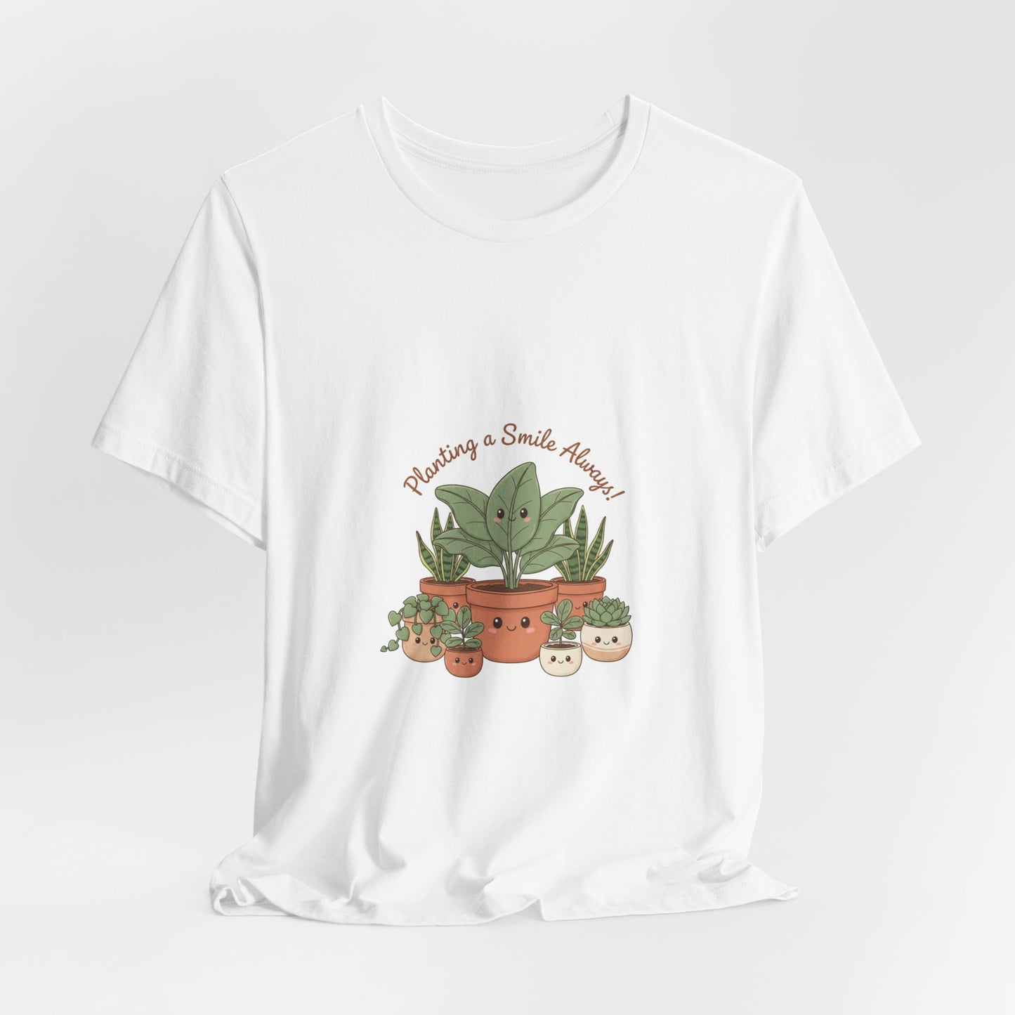 Planting a Smile Tee | plant parent humor, succulent pun
