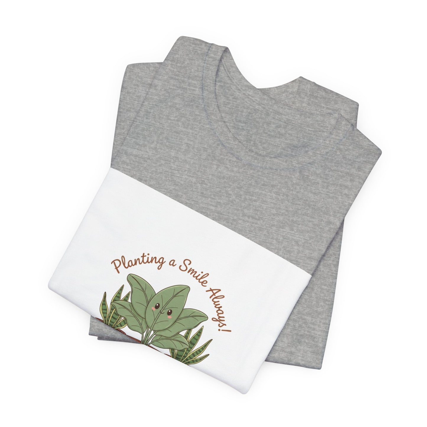 Planting a Smile Tee | plant parent humor, succulent pun