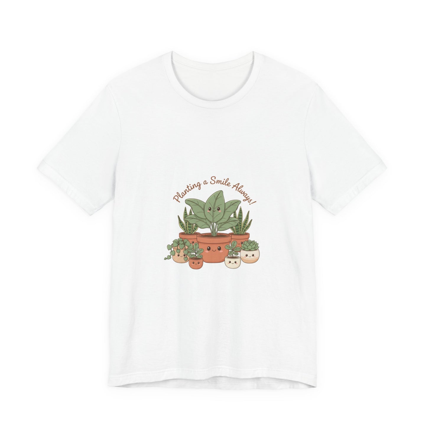 Planting a Smile Tee | plant parent humor, succulent pun